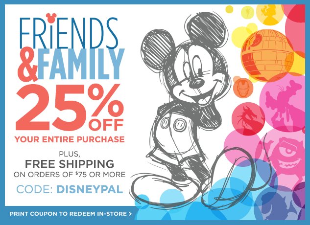 Friends and Family Sale at the Disney Store - NerdWallet