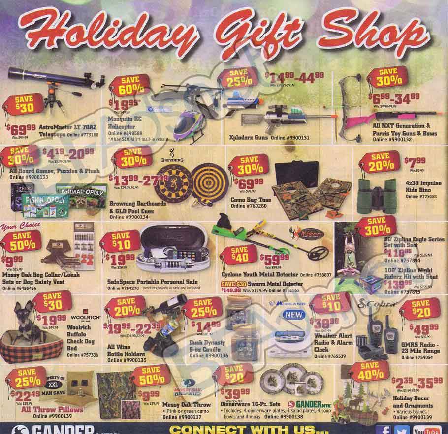 Gander mountain thanksgiving day deals