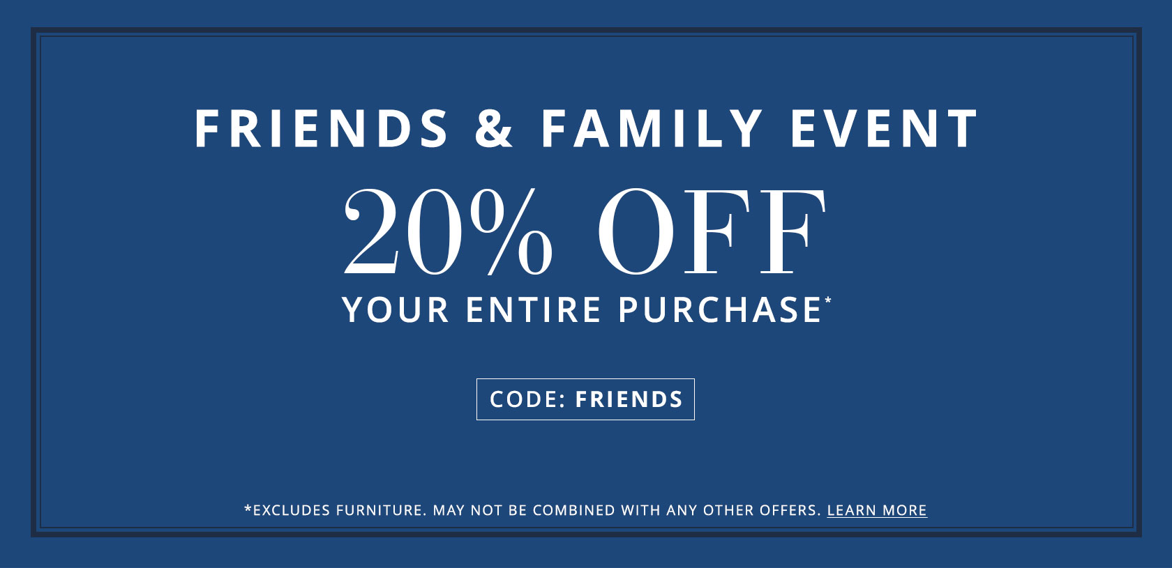 20 Off at Pottery Barn During Friends & Family Event NerdWallet