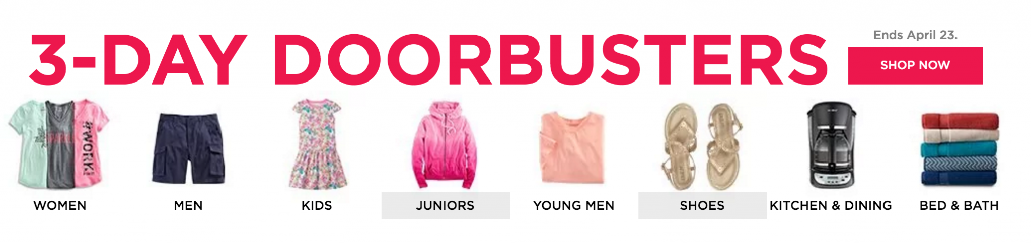 kohls online doorbusters