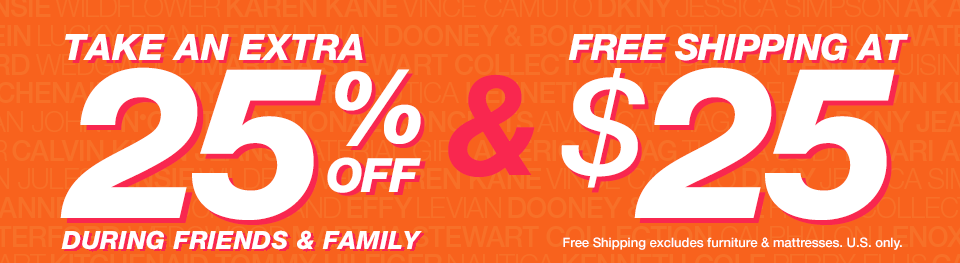 Macy S Friends And Family Sale Extra 25 Off And Free Shipping