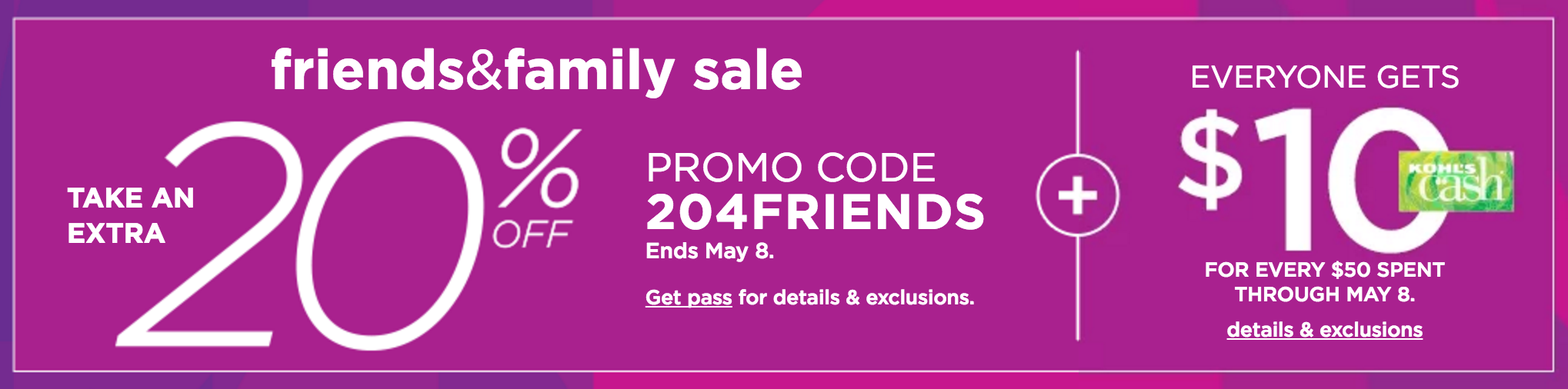 Save an Extra 20 During Kohl's Friends and Family Sale NerdWallet