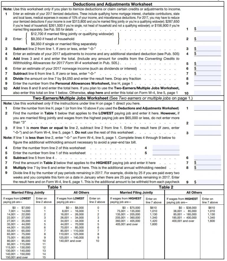 W 4 Personal Allowances Worksheet Worksheet Personal W4 Allowances Worksheets Source Worksheet