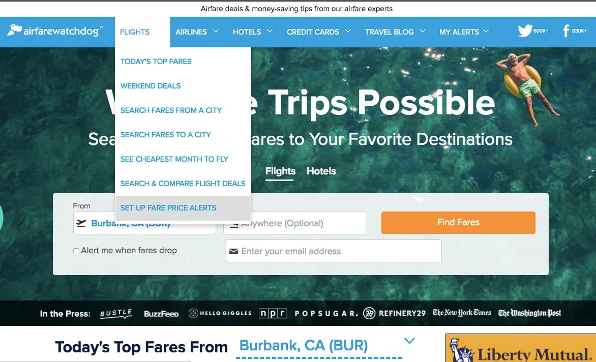 best websites to find travel deals