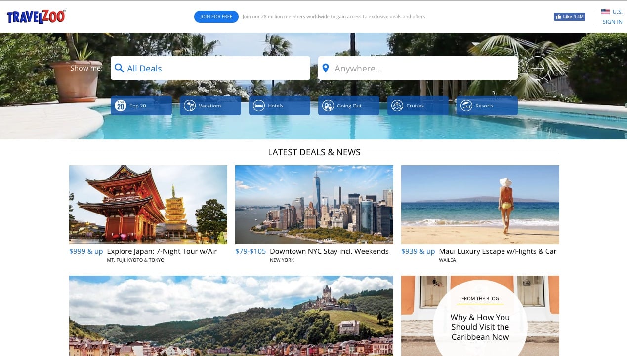 websites for travel deals