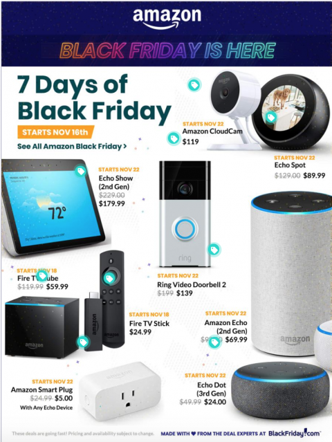 Amazon Black Friday 2018 Ad, Deals and Store Hours - NerdWallet