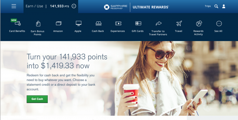 the chase ultimate rewards travel portal
