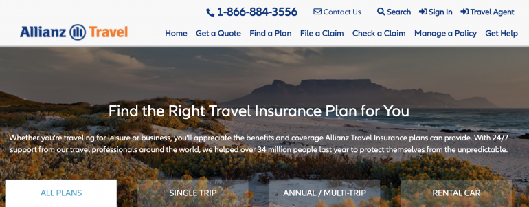 allianz travel insurance medical