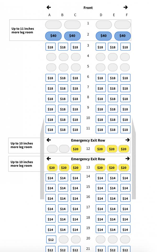 Spirit Airbus Seating Chart What You Need To Know About Spirit Airlines Fees - Nerdwallet
