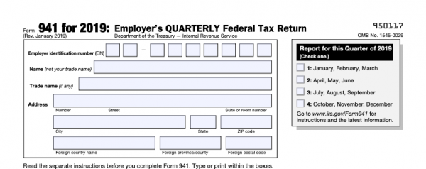 IRS Form 941