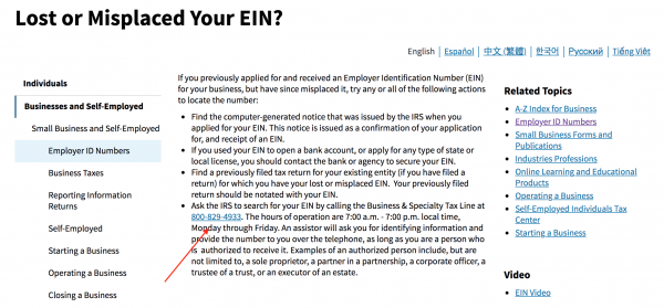 How To Apply For Ein In California