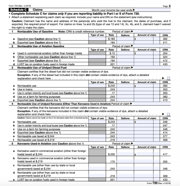 IRS Form 7202 Examples