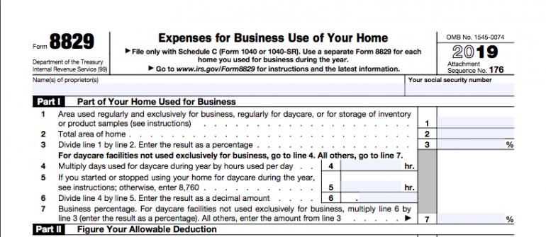 Form 8829 Instructions Claim Home Office Deduction NerdWallet