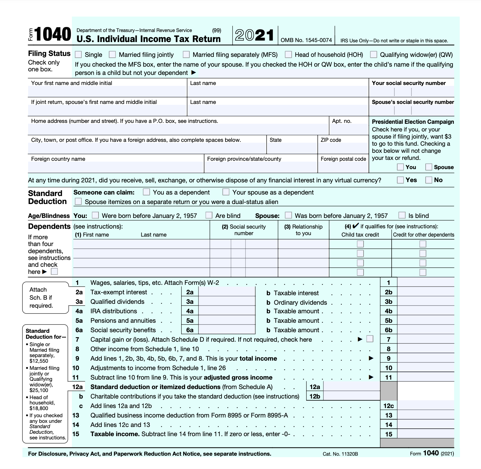 Printable Tax Form 1040ez Printable Form Templates And Letter