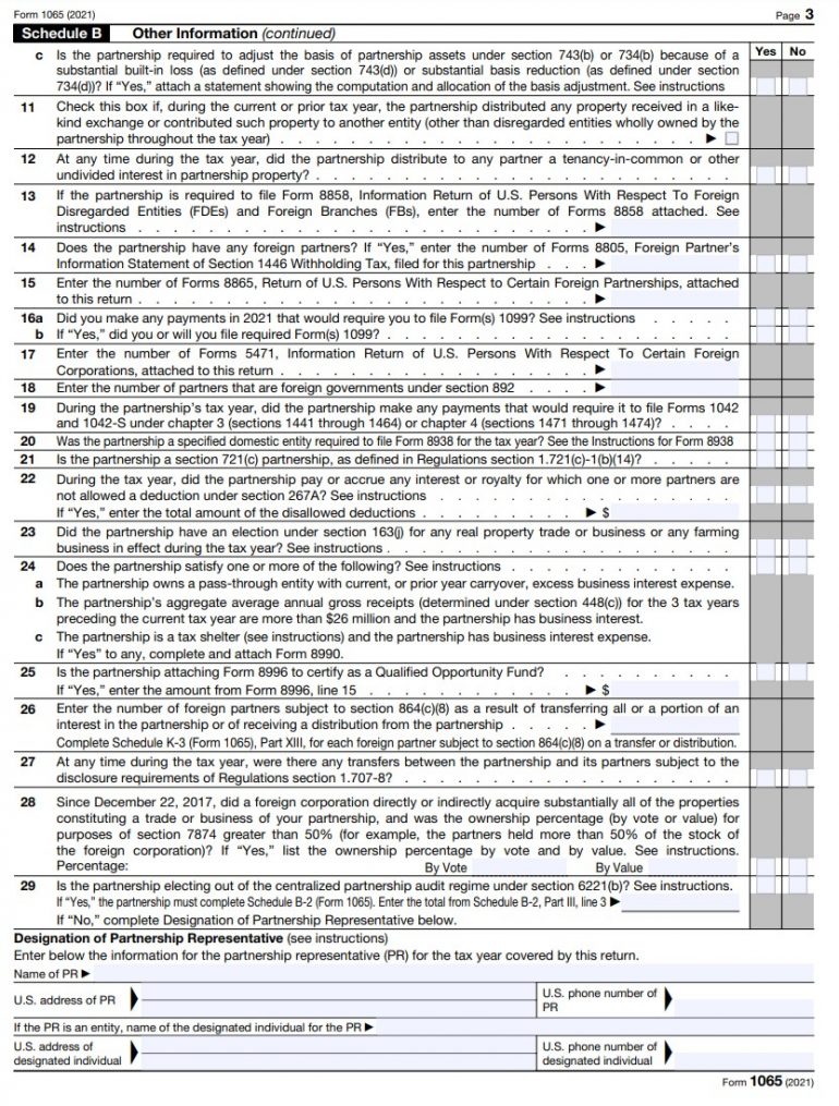 2023 Form 1065 Printable Forms Free Online