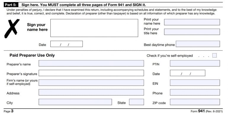 Irs Form 941 How To File Quarterly Tax Returns Nerdwallet