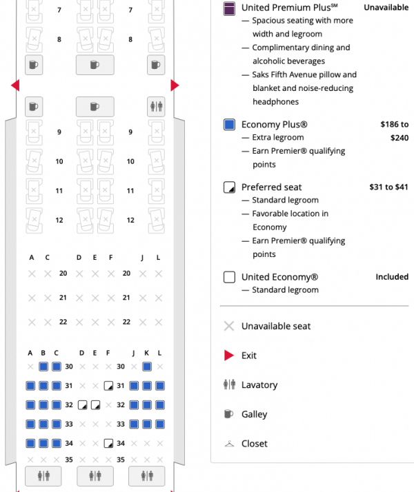 How To Choose Seats On United Airlines?
