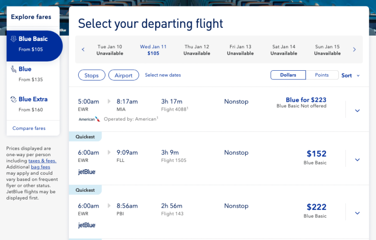 jetblue seat assignment cost