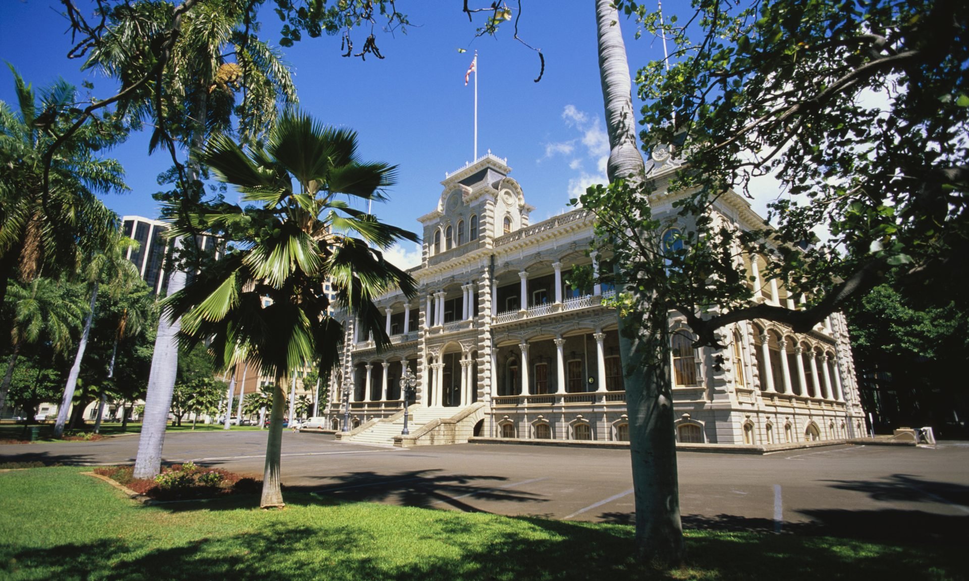 Iolani Palace served as the official royal residence until the overthrow of the monarchy in 1893. (Photo courtesy of Getty)