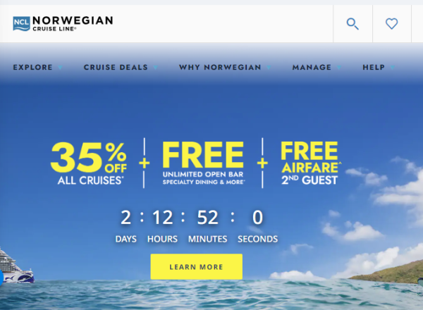 norwegian cruise line open bar reviews