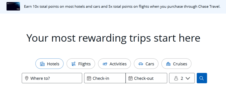 rewards tour and travel