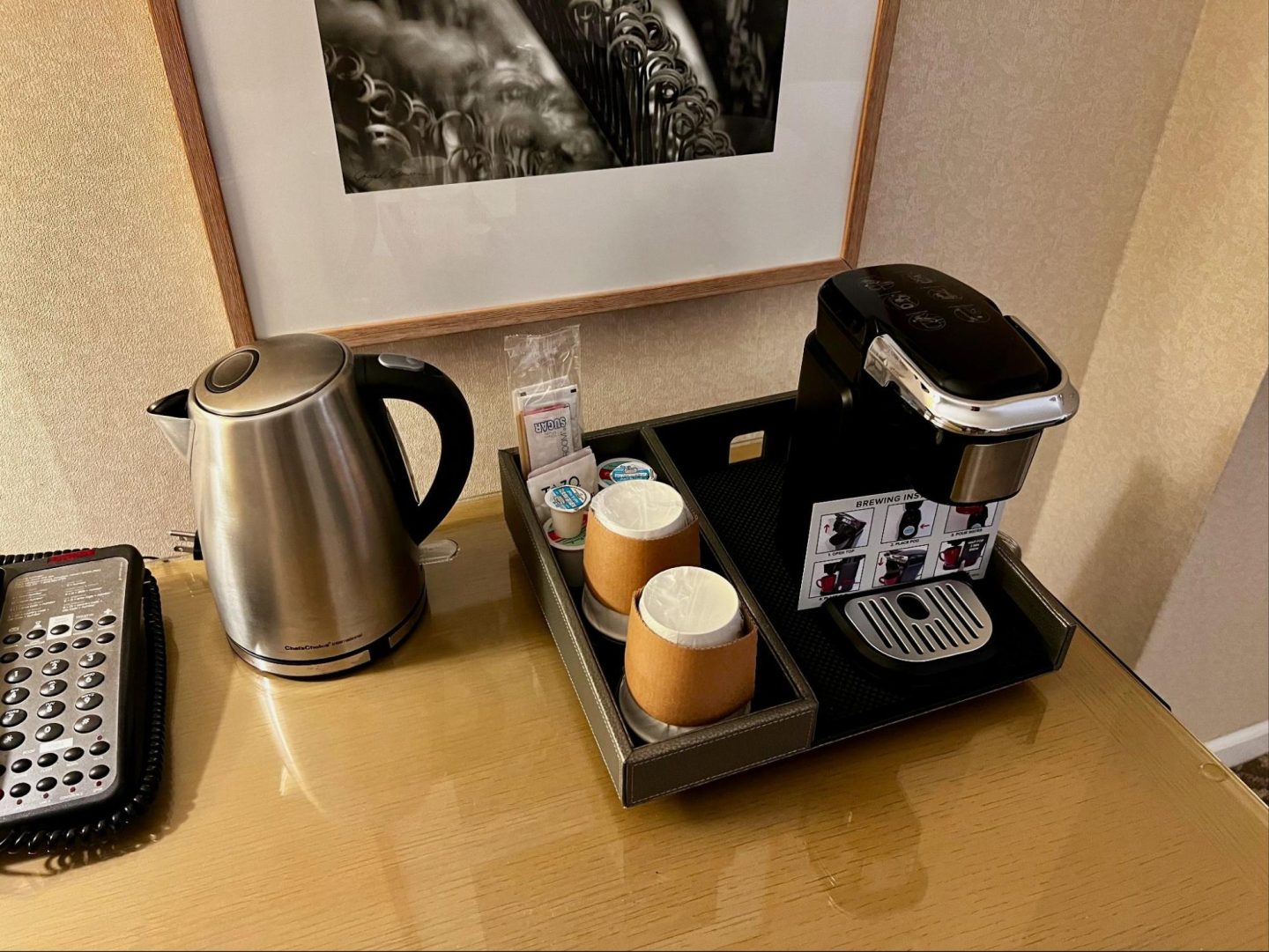 Moana Surfrider, A Westin Resort & Spa coffee maker in room