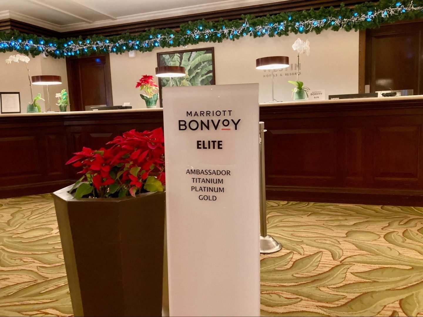 Moana Surfrider, A Westin Resort & Spa Marriott Bonvoy elite check in