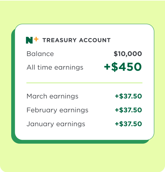 Nerdwallet treasury account