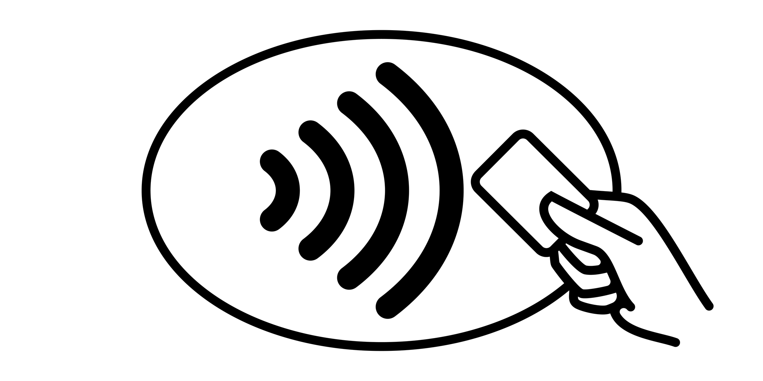 Most credit cards in Australia are contactless-enabled. Just look for the four-curved line symbol on your card. It’s the same one you’ll see at a store’s EFTPOS machine or payment terminal.