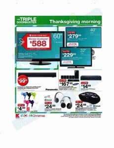 Thanksgiving sale in kmart