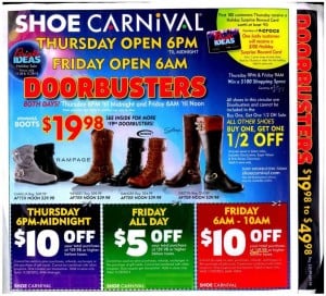 shoe carnival 1 off