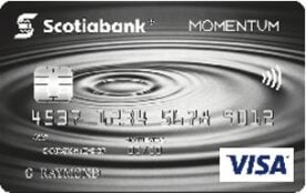 Offer for Scotia Momentum® No-Fee Visa* card 