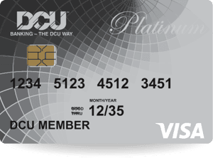 DCU Visa® Platinum Secured Credit Card card image