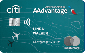 American Airlines AAdvantage® MileUp® card image