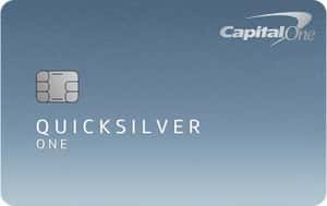 Capital One QuicksilverOne Cash Rewards Credit Card card image