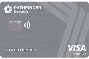 PenFed Pathfinder® Rewards Visa Signature® Card card image