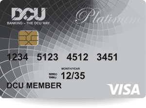 DCU Visa® Platinum Secured Credit Card card image