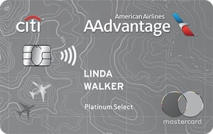 Citi® / AAdvantage® Platinum Select® World Elite Mastercard® card image