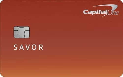 Capital One Savor Cash Rewards Credit Card card image