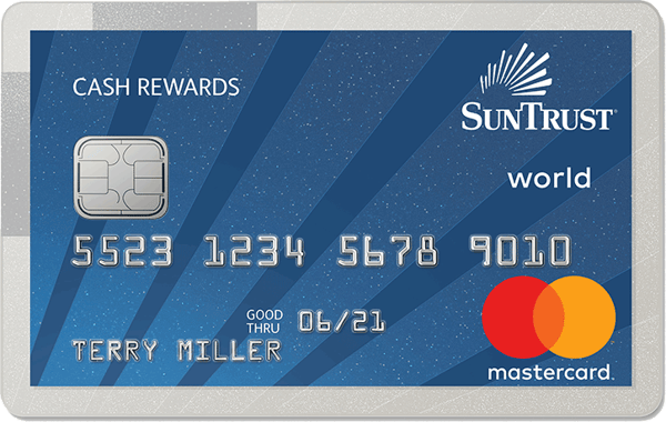 How does SunTrust cash rewards work?