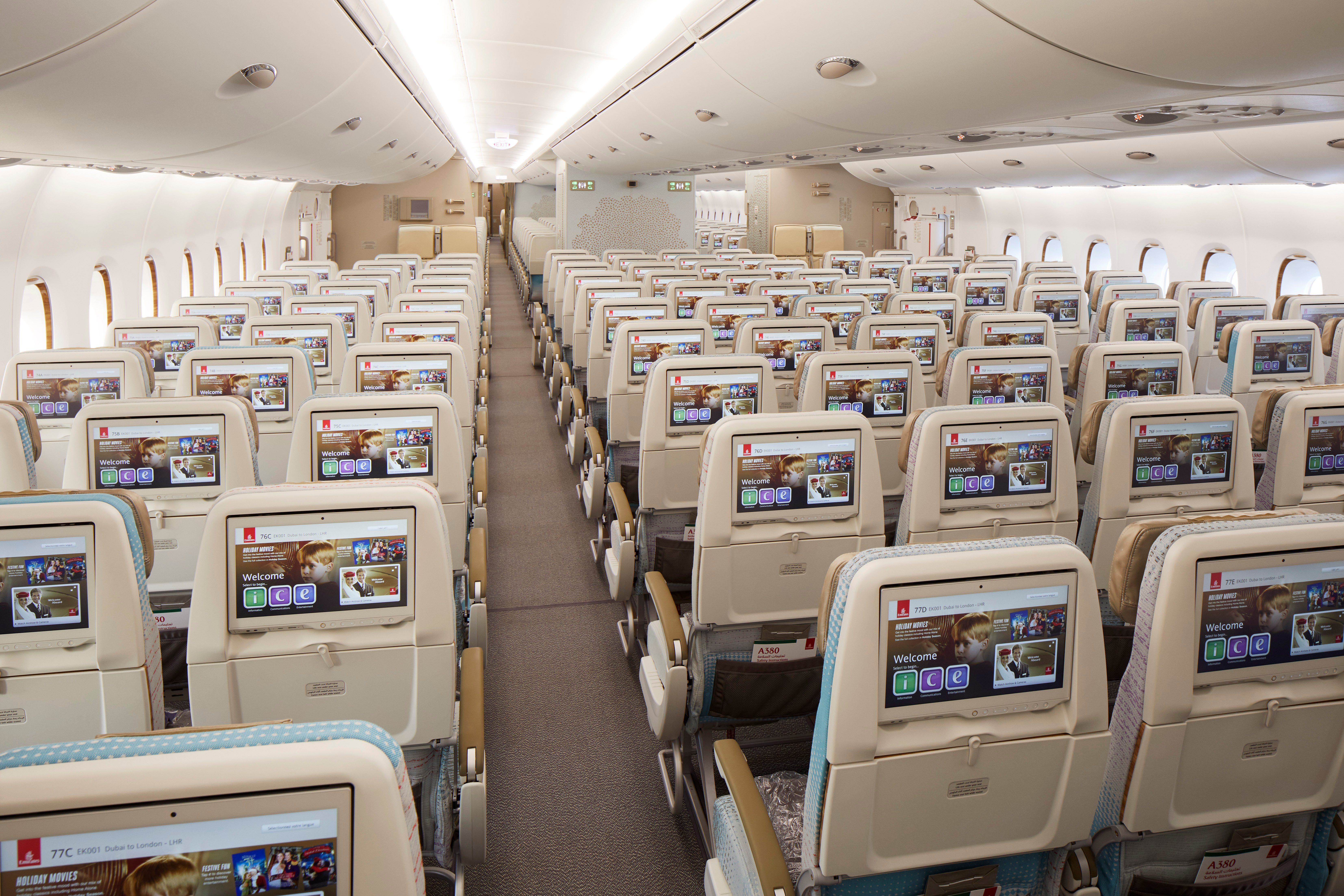 Emirates first class cabin baggage allowance on sale