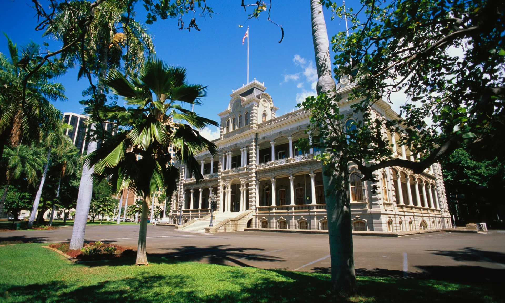 Iolani Palace served as the official royal residence until the overthrow of the monarchy in 1893. (Photo courtesy of Getty)