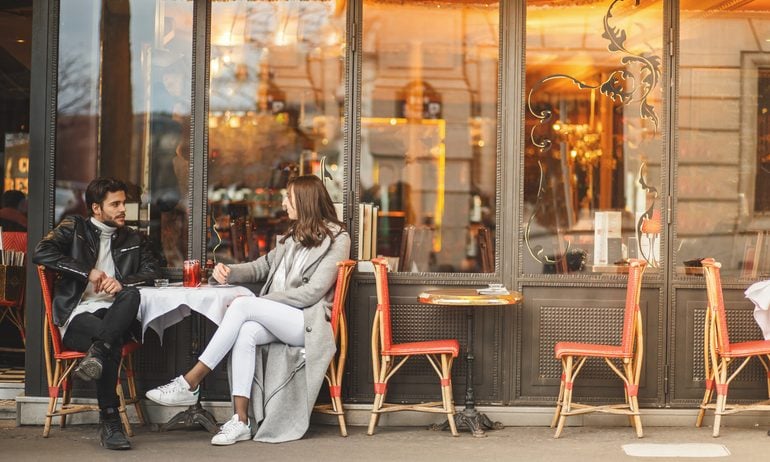 A classic Parisian cafe