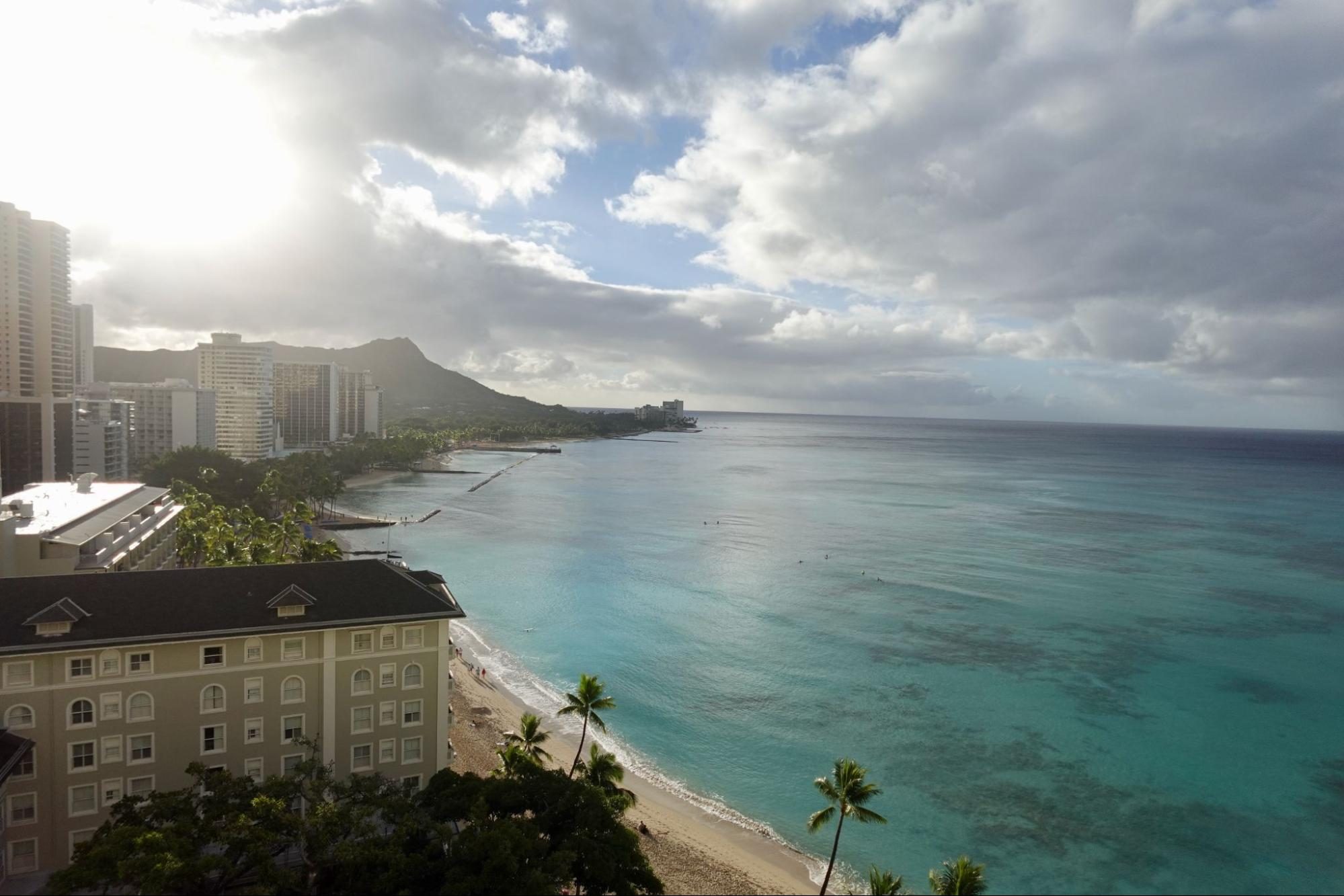 Moana Surfrider, A Westin Resort & Spa waikiki beach ocean view diamond head