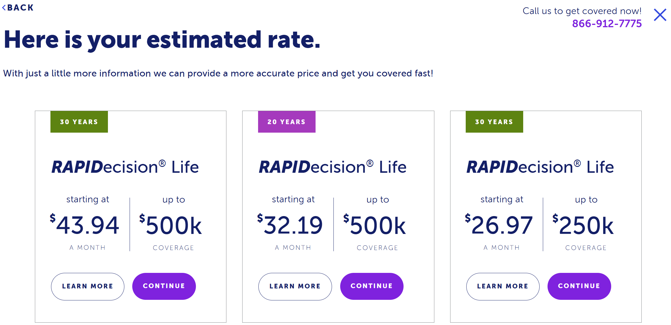 Fidelity Life insurance quote process