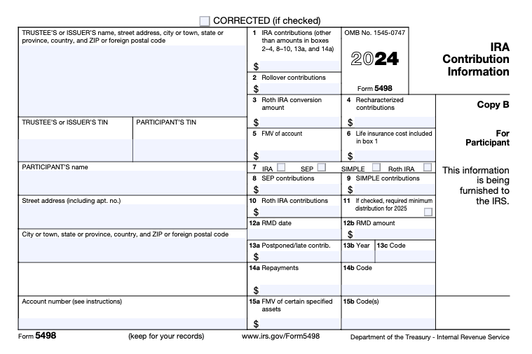 Image of Form 5498