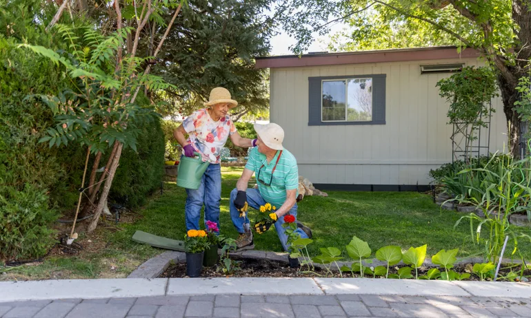 Garden, Manufactured Home