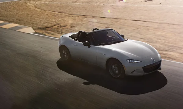 Mazda MX-5 on road