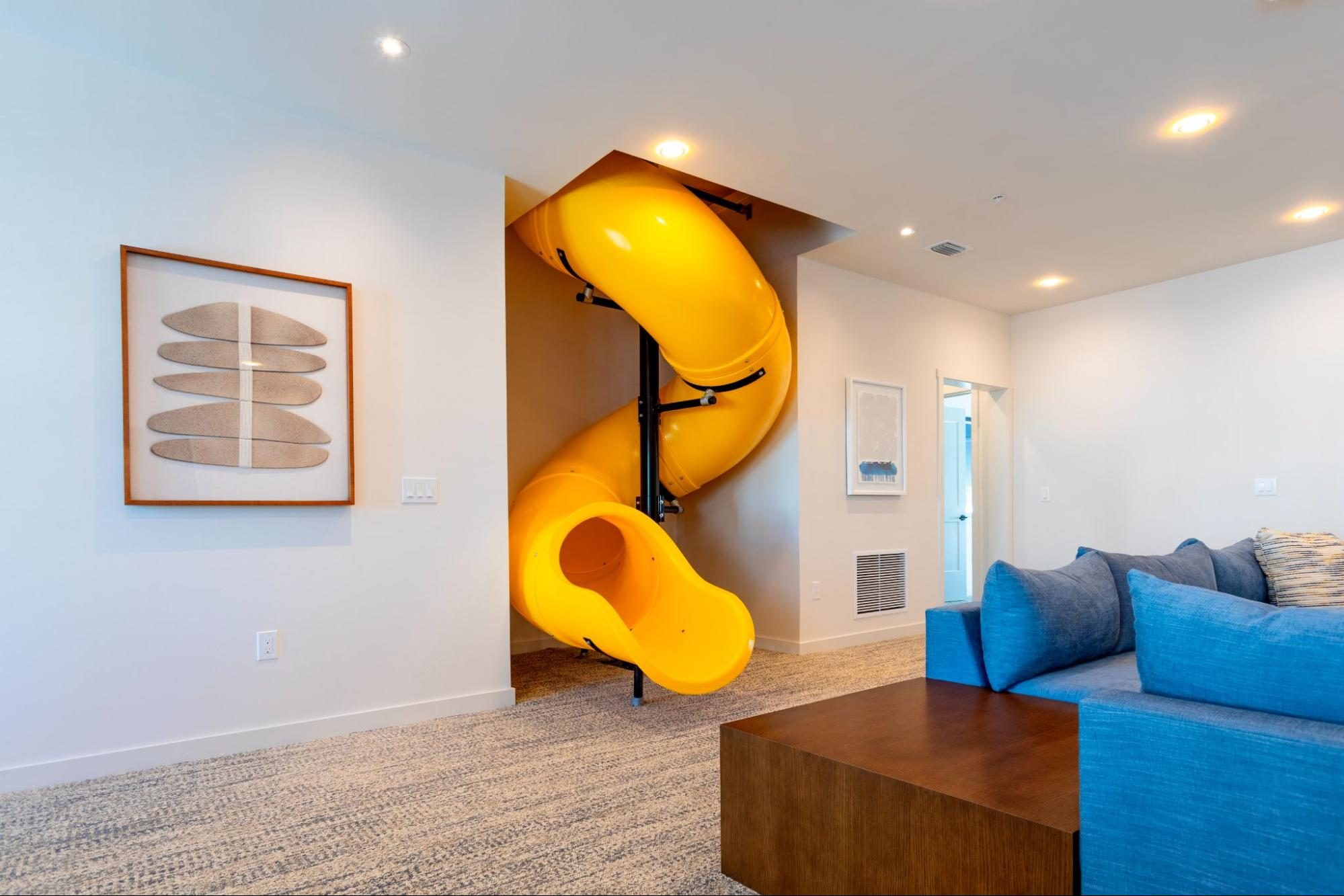 One of Evermore's 11-bedroom home featuring an indoor slide. (Photo courtesy of Evermore Orlando Resort)
