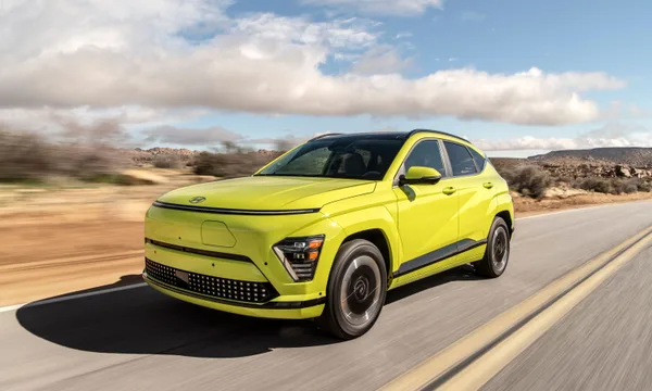 2025 Hyundai Kona Electric on road